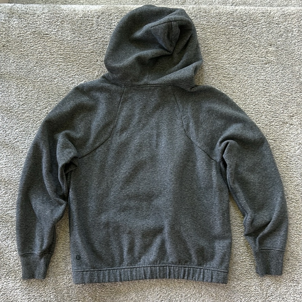 Lululemon Grey Hooded Pullover Sweatshirt - Picture 6 of 8